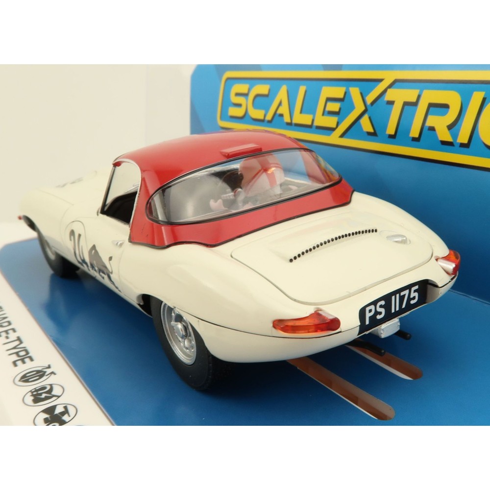 Scalextric C4232 - Jaguar E-Type - Goodwood Revival - Adrian Newey Slot Car 1:32 Scale