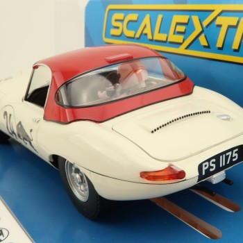 Scalextric C4232 - Jaguar E-Type - Goodwood Revival - Adrian Newey Slot Car 1:32 Scale