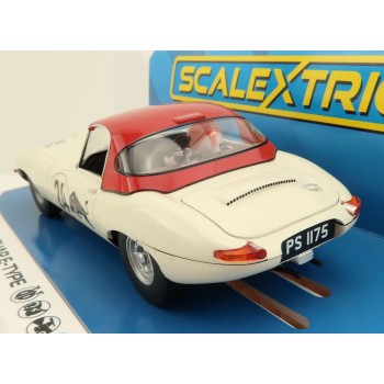 Scalextric C4232 - Jaguar E-Type - Goodwood Revival - Adrian Newey Slot Car 1:32 Scale