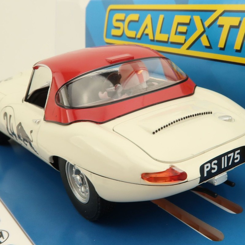 Scalextric C4232 - Jaguar E-Type - Goodwood Revival - Adrian Newey Slot Car 1:32 Scale