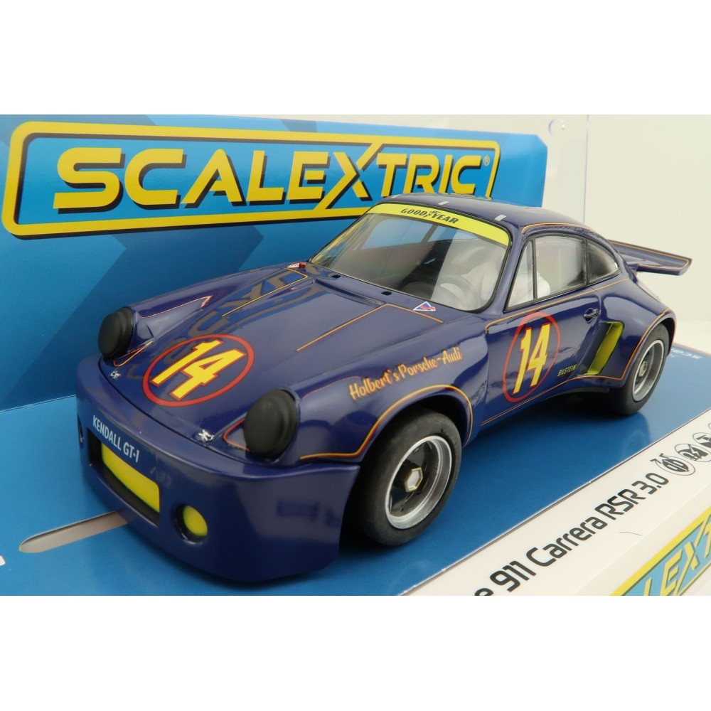 Scalextric C4241 - Porsche 911 Carrera RSR 3.0 – Trans Am 1974 – Al Holbert Racing Slot Car 1:32 Scale