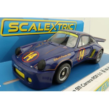 Scalextric C4241 - Porsche 911 Carrera RSR 3.0 – Trans Am 1974 – Al Holbert Racing Slot Car 1:32 Scale