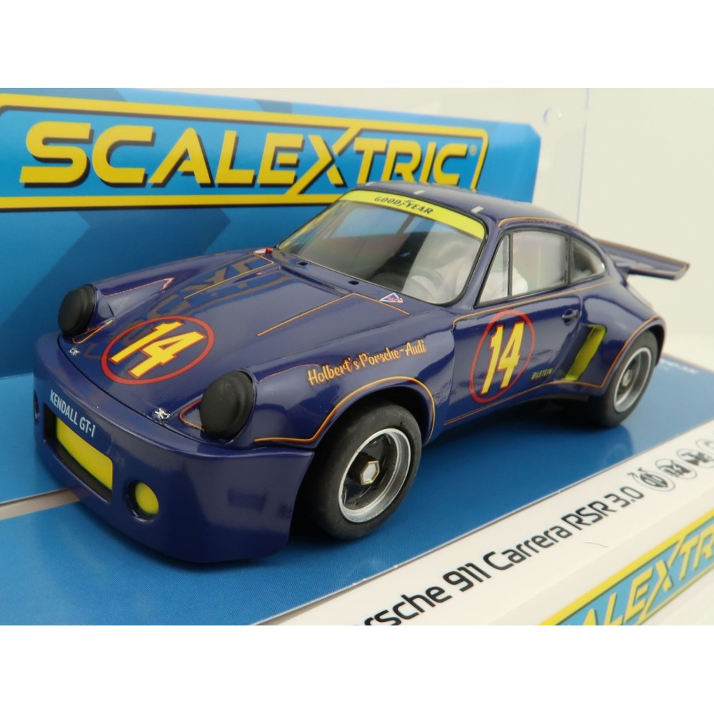 Scalextric C4241 - Porsche 911 Carrera RSR 3.0 – Trans Am 1974 – Al Holbert Racing Slot Car 1:32 Scale