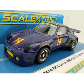 Scalextric C4241 - Porsche 911 Carrera RSR 3.0 – Trans Am 1974 – Al Holbert Racing Slot Car 1:32 Scale