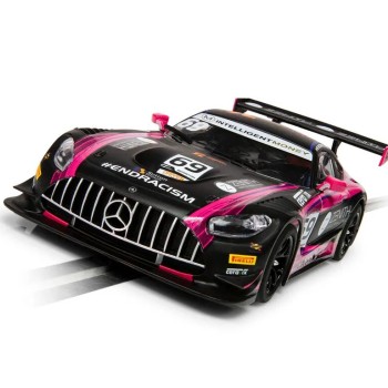 Scalextric C4242 Mercedes AMG GT3 - British GT 2020 - De Haan and KuJala Slot Car 1:32 Scale