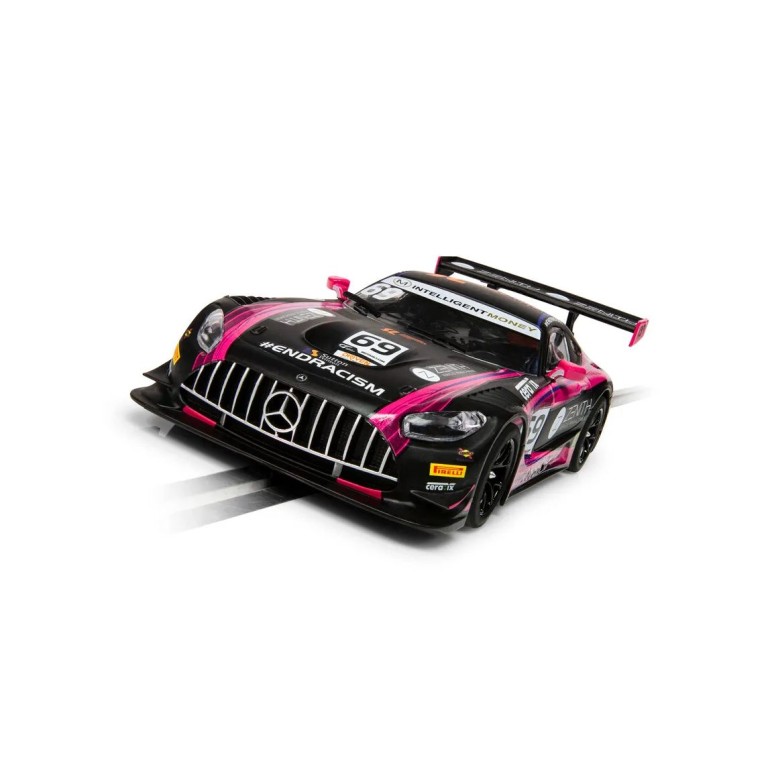 Scalextric C4242 Mercedes AMG GT3 - British GT 2020 - De Haan and KuJala Slot Car 1:32 Scale