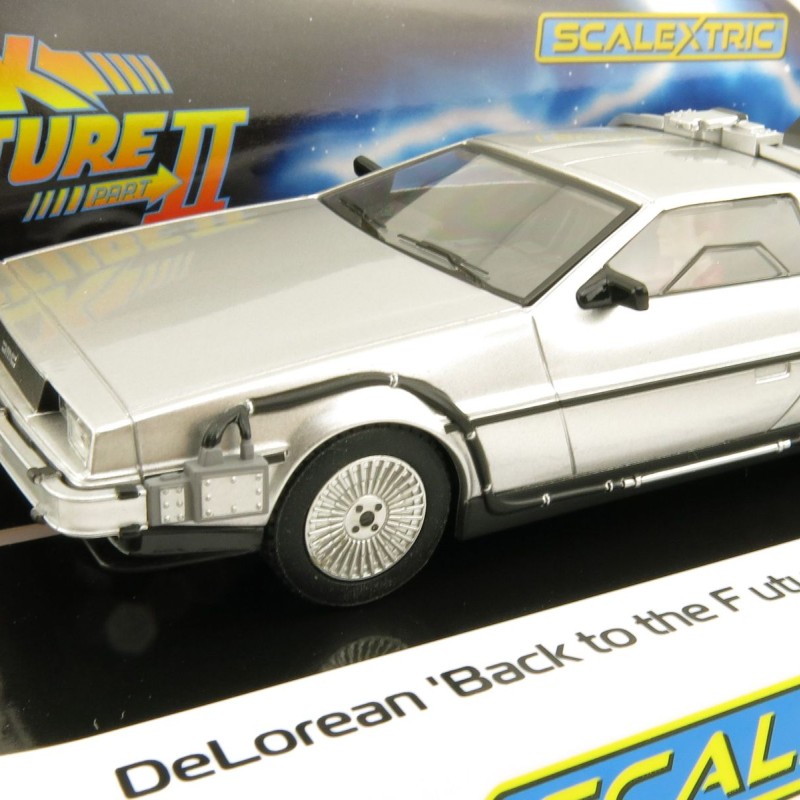 Scalextric C4249 DeLorean - Back to the Future 2 Slot Car 1:32 Scale