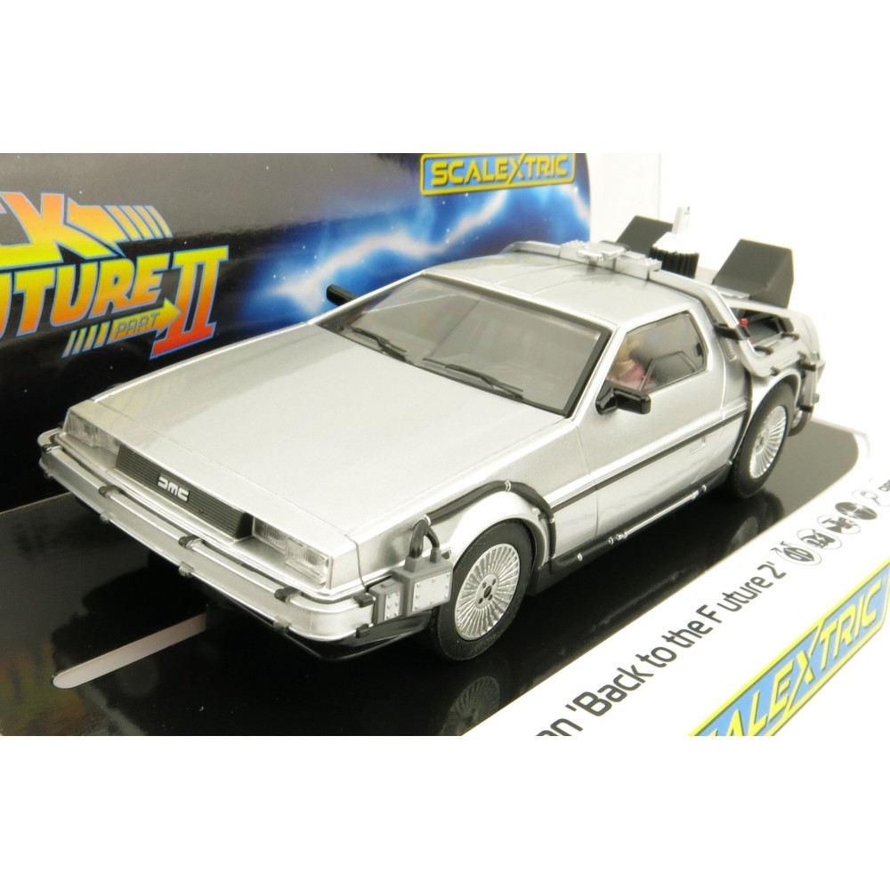 Scalextric C4249 DeLorean - Back to the Future 2 Slot Car 1:32 Scale