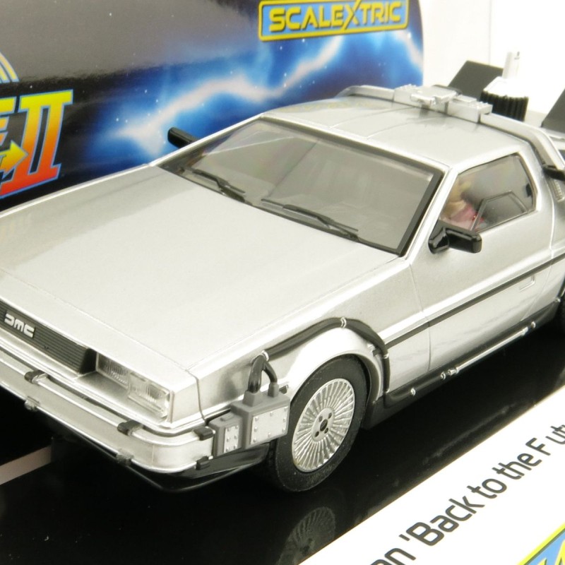 Scalextric C4249 DeLorean - Back to the Future 2 Slot Car 1:32 Scale
