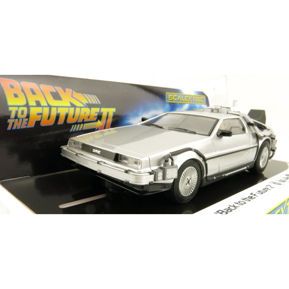 Scalextric C4249 DeLorean - Back to the Future 2 Slot Car 1:32 Scale