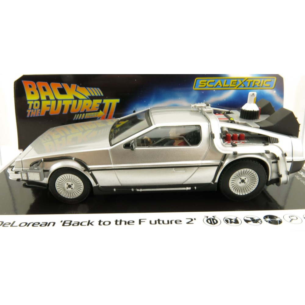 Scalextric C4249 DeLorean - Back to the Future 2 Slot Car 1:32 Scale