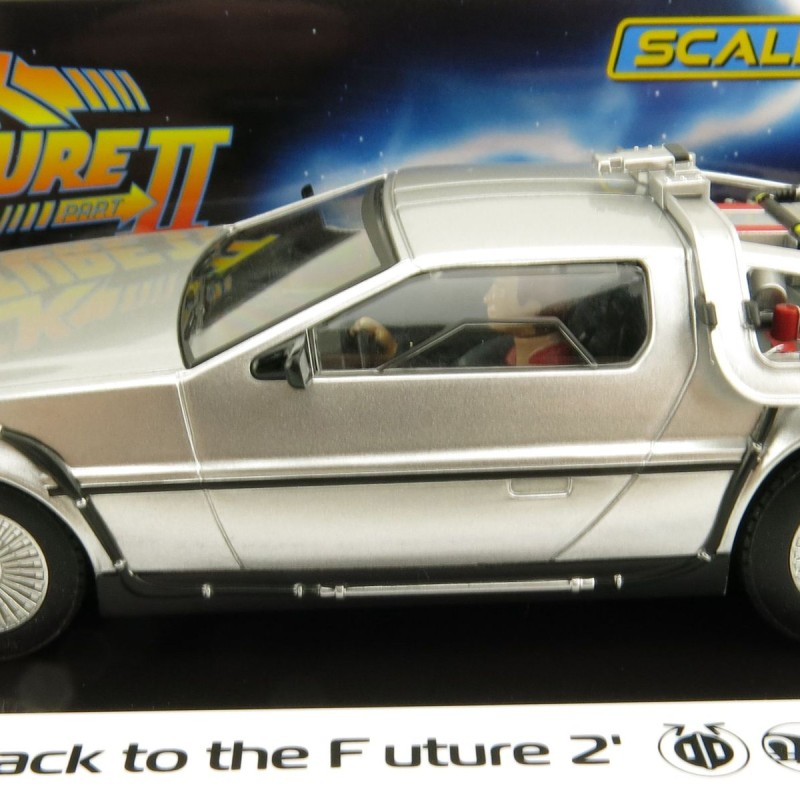 Scalextric C4249 DeLorean - Back to the Future 2 Slot Car 1:32 Scale