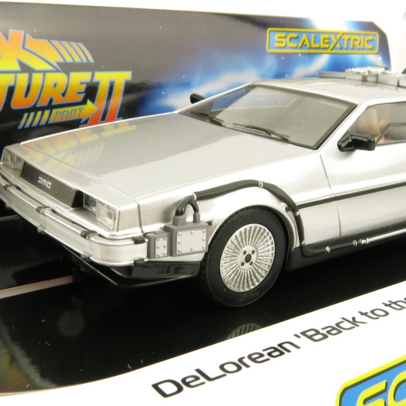 Scalextric C4249 DeLorean - Back to the Future 2 Slot Car 1:32 Scale
