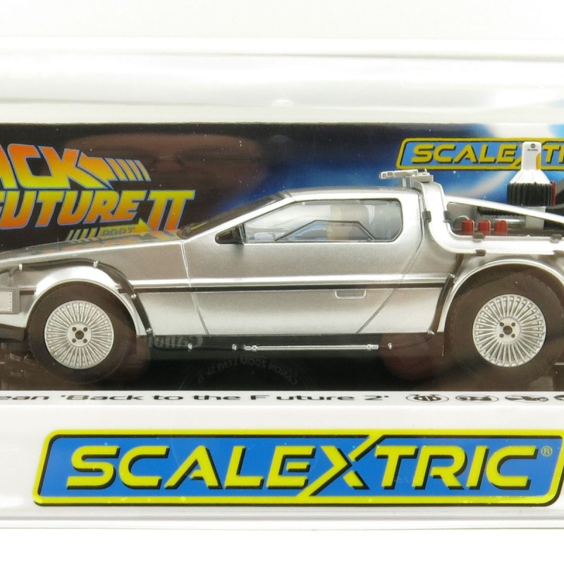 Scalextric C4249 DeLorean - Back to the Future 2 Slot Car 1:32 Scale