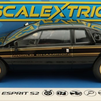 Scalextric C4253 - Lotus Esprit S2 - World Championship Commemorative Model Slot Car 1:32 Scale