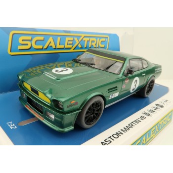 Scalextric C4256 - Aston Martin V8 Chris Scragg Racing Slot Car 1:32 Scale