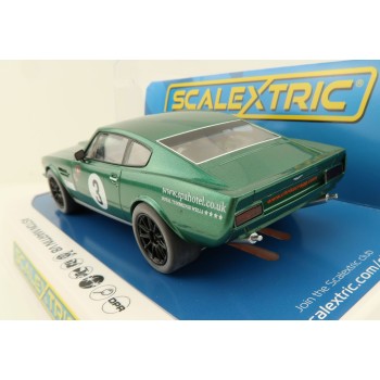 Scalextric C4256 - Aston Martin V8 Chris Scragg Racing Slot Car 1:32 Scale