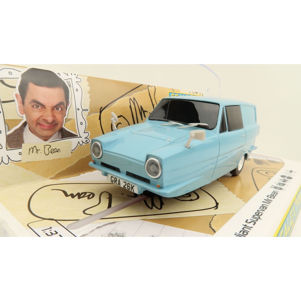 Scalextric C4259 Reliant Regal Supervan Mr Bean Slot Car 1:32 Scale