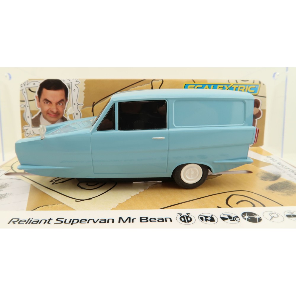 Scalextric C4259 Reliant Regal Supervan Mr Bean Slot Car 1:32 Scale