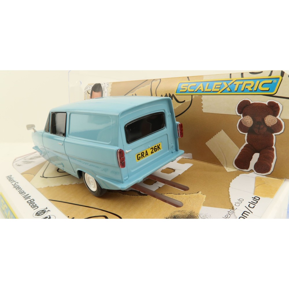Scalextric C4259 Reliant Regal Supervan Mr Bean Slot Car 1:32 Scale