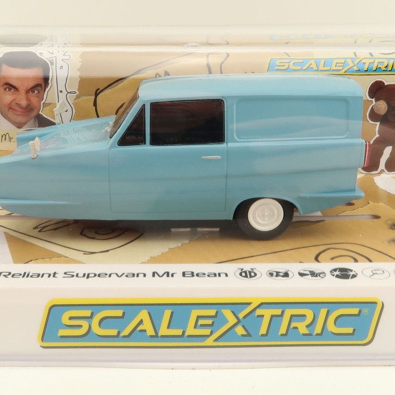 Scalextric C4259 Reliant Regal Supervan Mr Bean Slot Car 1:32 Scale