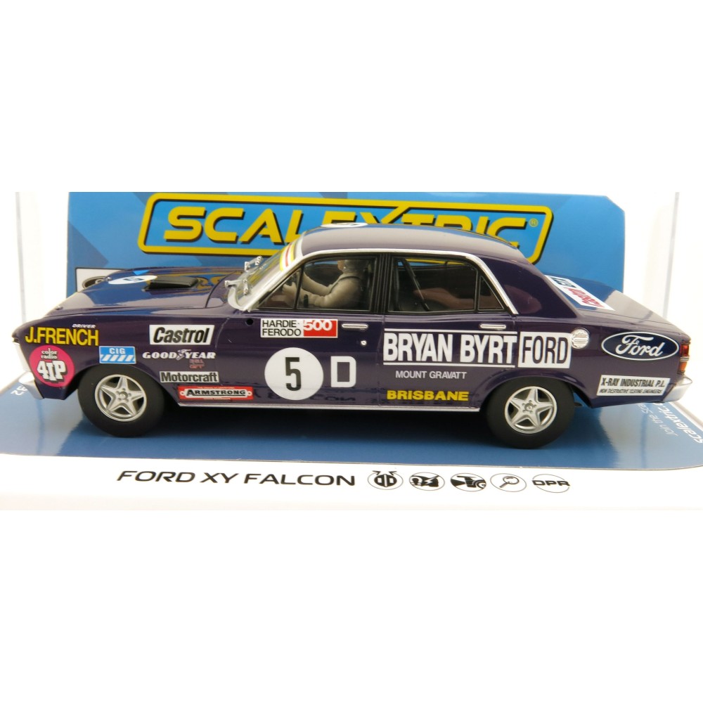 Scalextric C4263 Ford XY GTHO Falcon Phase III Bathurst 1972 No 5 John French Slot Car 1:32 Scale