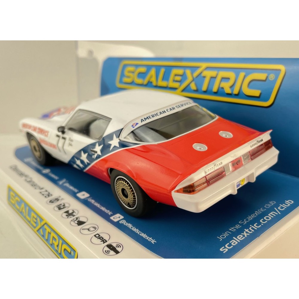 Scalextric C4300 Chevrolet Camaro Z28 No 77 Peter John DTM 1982 Slot Car 1:32 Scale