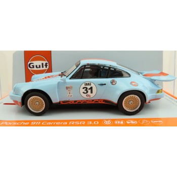 Scalextric C4304 - Porsche 911 RSR 3.0 - Gulf Edition Slot Car 1:32 Scale