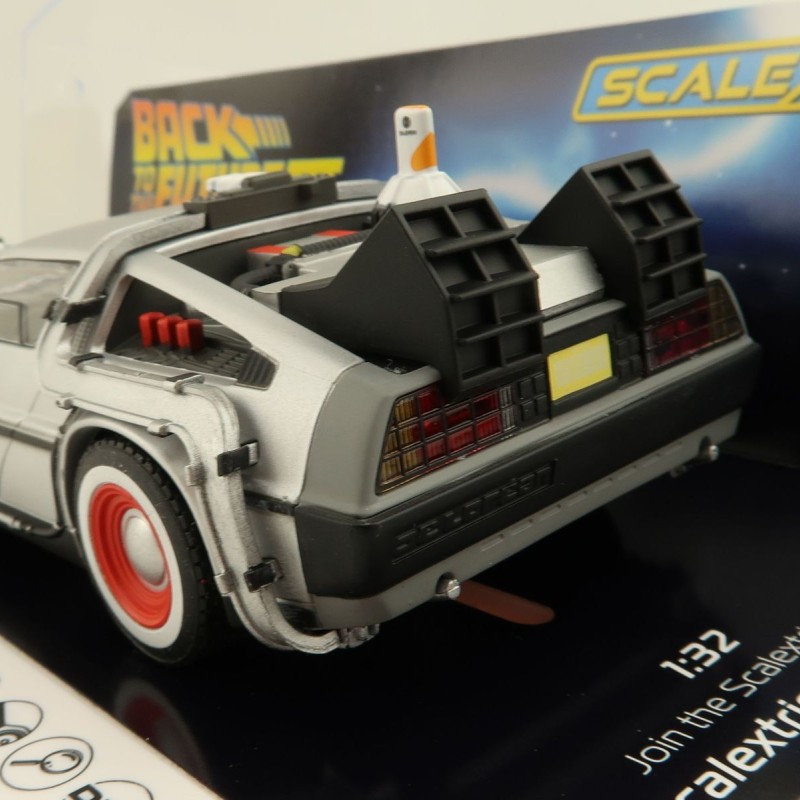 Scalextric C4307 DeLorean - Back to the Future 3 Time Machine Slot Car 1:32 Scale