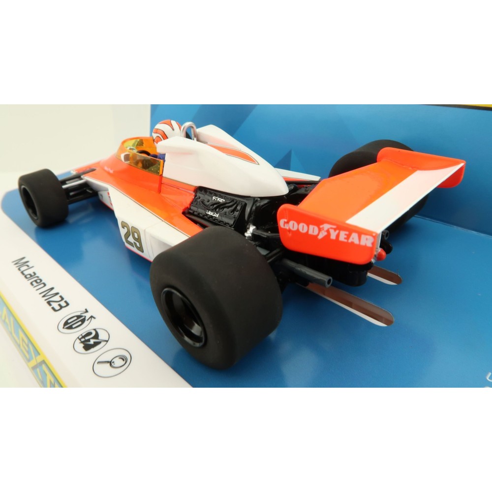 Scalextric C4308 Formula 1 McLaren M23 Dutch GP 1978 Nelson Piquet Slot Car 1:32 Scale