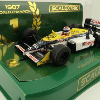 Scalextric C4309 Williams FW11 - Nelson Piquet 1987 World Champion F1 Slot Car 1:32 Scale