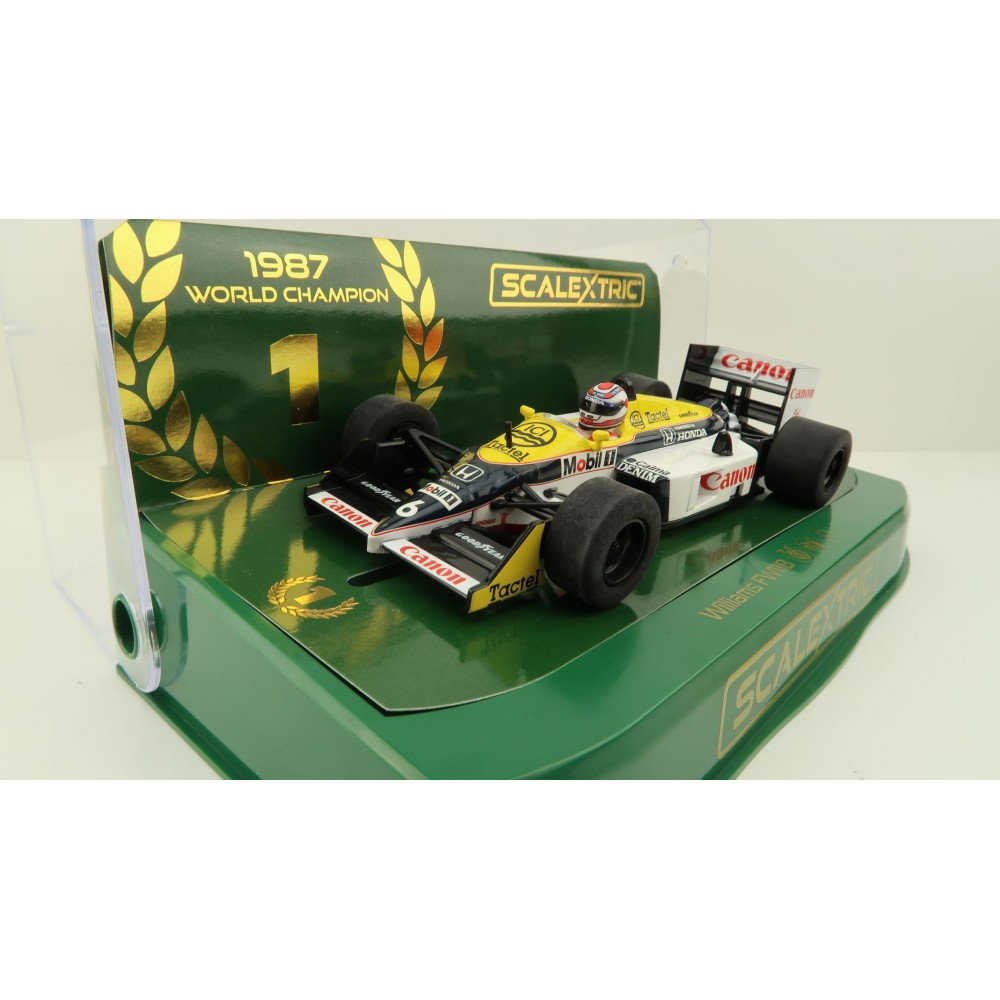 Scalextric C4309 Williams FW11 - Nelson Piquet 1987 World Champion F1 Slot Car 1:32 Scale