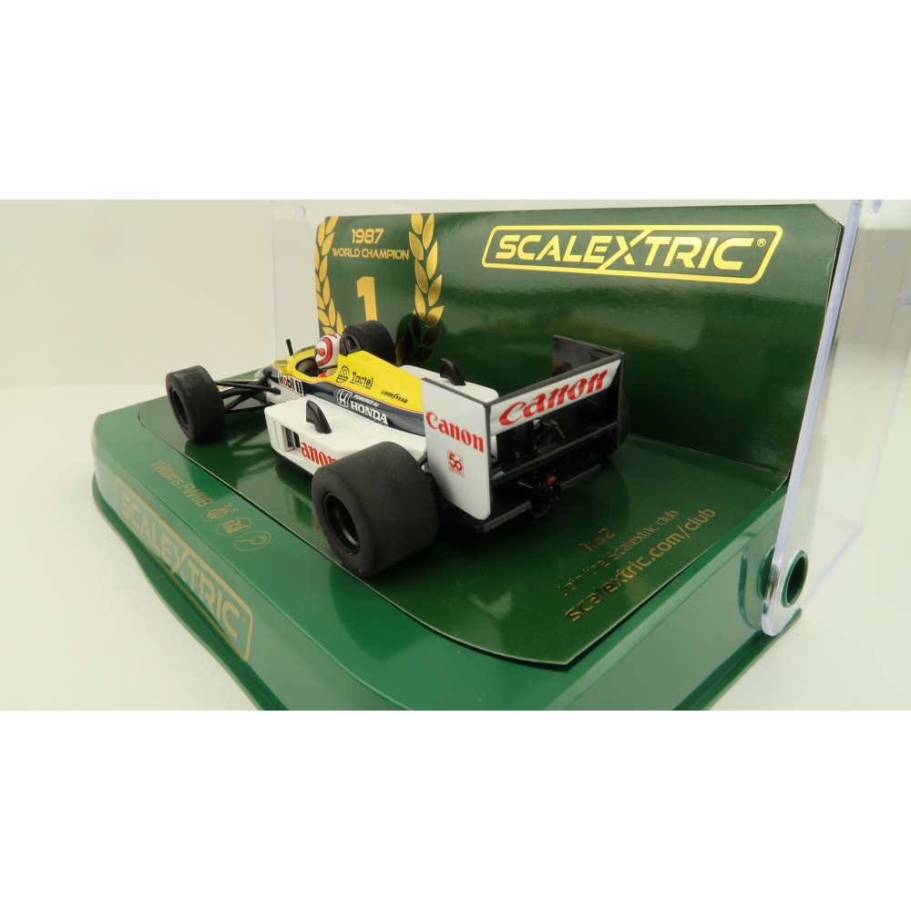 Scalextric C4309 Williams FW11 - Nelson Piquet 1987 World Champion F1 Slot Car 1:32 Scale