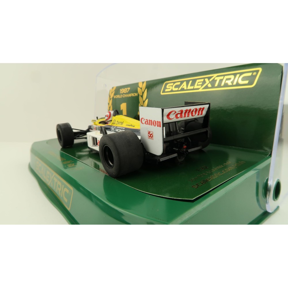 Scalextric C4309 Williams FW11 - Nelson Piquet 1987 World Champion F1 Slot Car 1:32 Scale