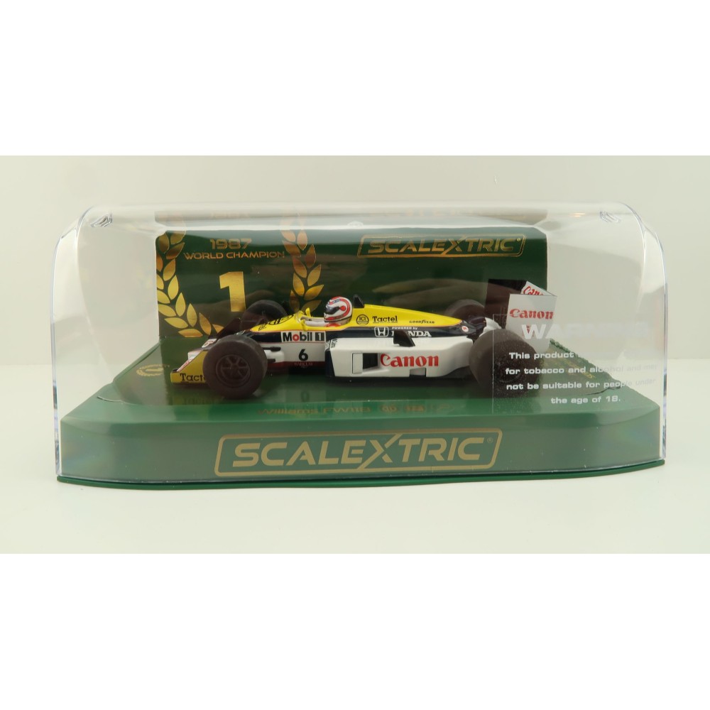 Scalextric C4309 Williams FW11 - Nelson Piquet 1987 World Champion F1 Slot Car 1:32 Scale
