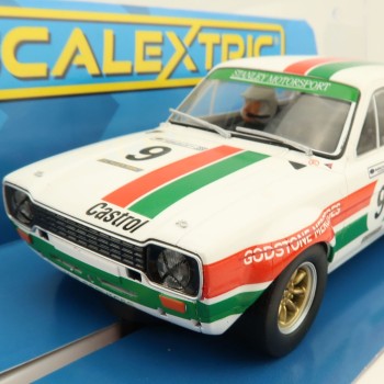 Scalextric C4314 Ford Escort MK1 Mark Freemantle Castrol Racing Slot Car 1:32 Scale