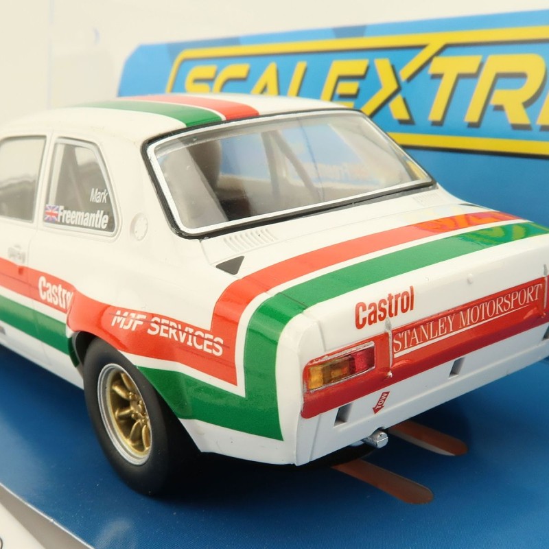Scalextric C4314 Ford Escort MK1 Mark Freemantle Castrol Racing Slot Car 1:32 Scale