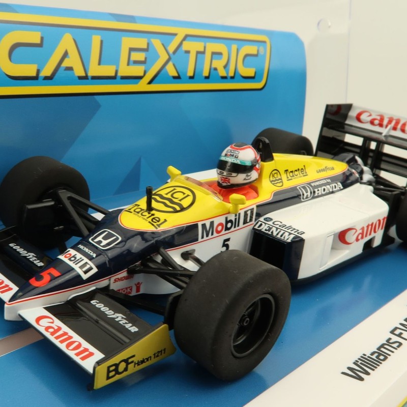 Scalextric C4318 Williams FW11 1986 British Grand Prix Nigel Mansell Slot Car 1:32 Scale