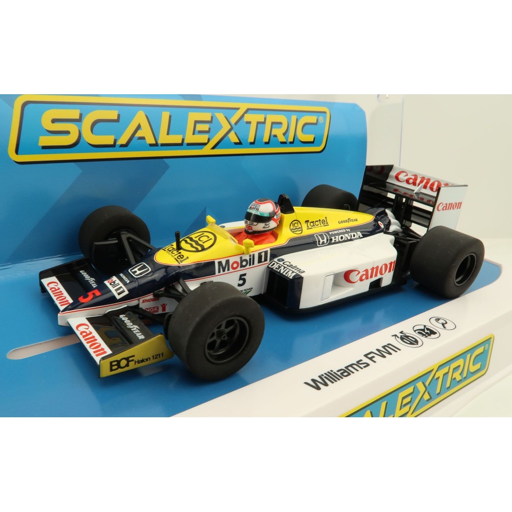 Scalextric C4318 Williams FW11 1986 British Grand Prix Nigel Mansell Slot Car 1:32 Scale