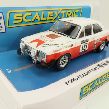 Scalextric C4324 Ford Escort MK1 - Rac Rally 1971 Slot Car 1:32 Scale