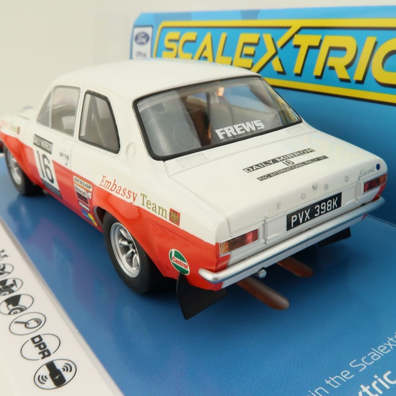 Scalextric C4324 Ford Escort MK1 - Rac Rally 1971 Slot Car 1:32 Scale
