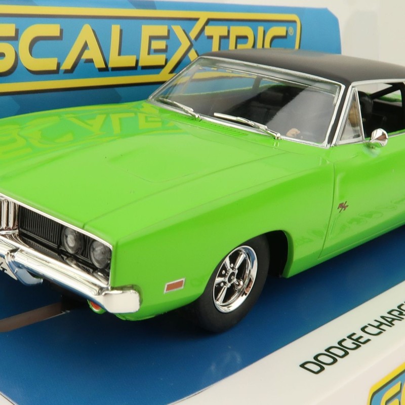 Scalextric C4326 Dodge Charger RT Sublime Green Slot Car 1:32 Scale