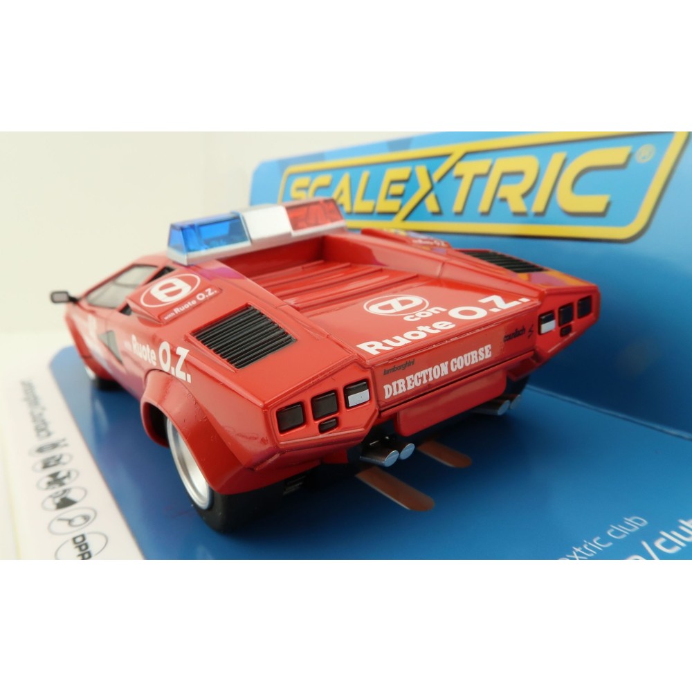 Scalextric C4329 Lamborghini Countach 1983 Monaco GP Safety Car Slot Car 1:32 Scale