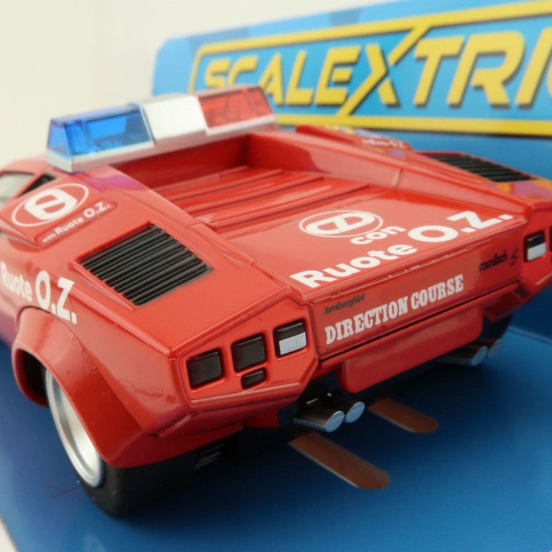 Scalextric C4329 Lamborghini Countach 1983 Monaco GP Safety Car Slot Car 1:32 Scale