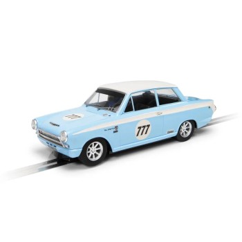 Scalextric C4330 Ford Lotus Cortina Jordan Racing Team Mark Sumpter Slot Car 1:32 Scale