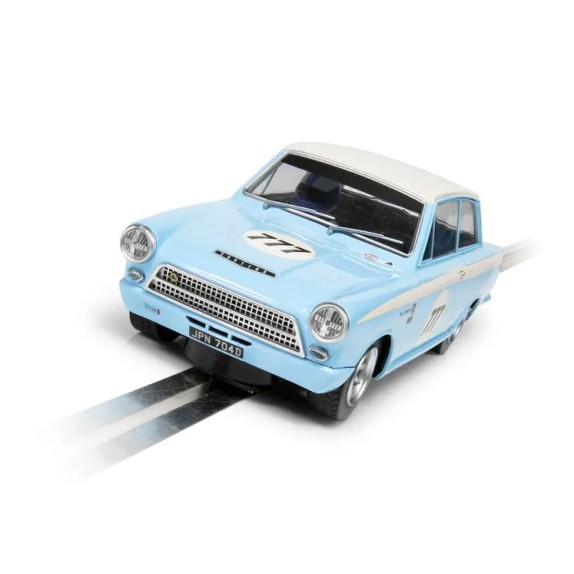 Scalextric C4330 Ford Lotus Cortina Jordan Racing Team Mark Sumpter Slot Car 1:32 Scale