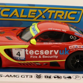 Scalextric C4332 Mercedes AMG GT3 GT Cup 2022 Grahame Tilley Slot Car 1:32 Scale