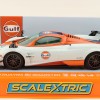 Scalextric C4335 Pagani Huayra BC Roadster - Gulf Edition Slot Car 1:32 Scale