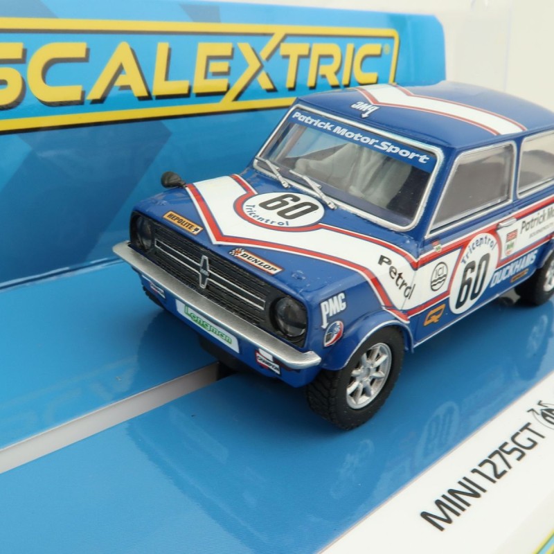 Scalextric C4337 Mini 1275GT - Patrick Motorsport - Richard Longman 1979 Slot Car 1:32 Scale