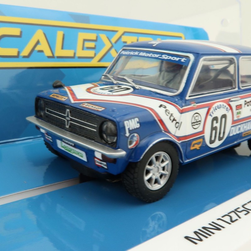 Scalextric C4337 Mini 1275GT - Patrick Motorsport - Richard Longman 1979 Slot Car 1:32 Scale